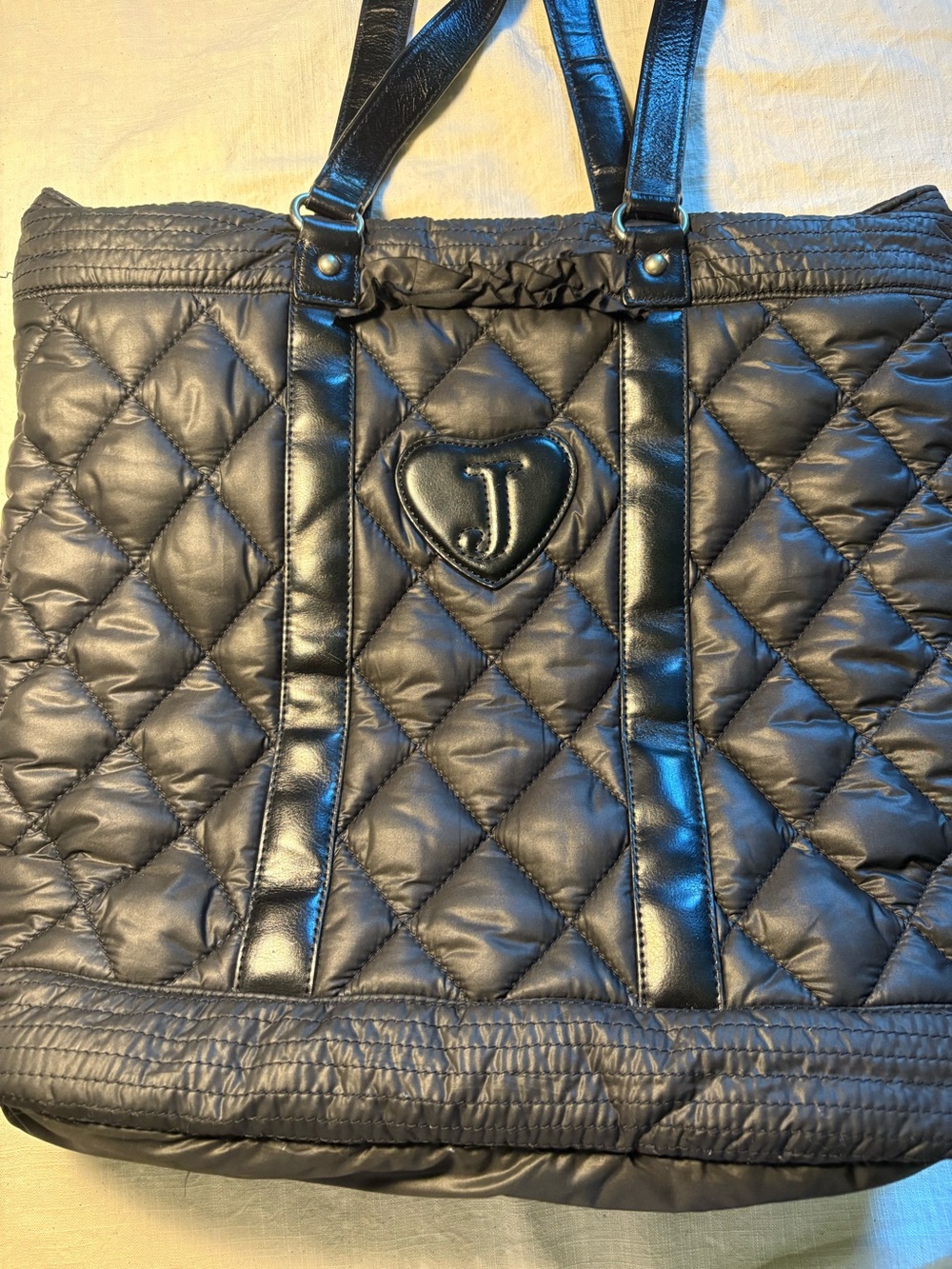 Juicy Couture quilted tote bag